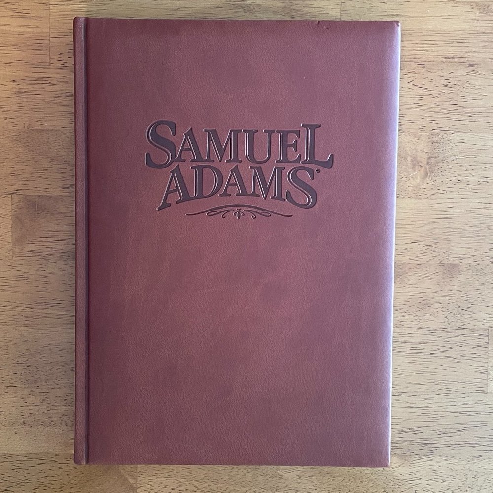 NWOT Castelli Samuel Adams brown notebook